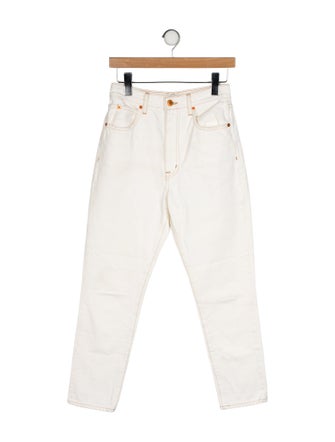SLVRLAKE High-Rise Straight Leg Jeans