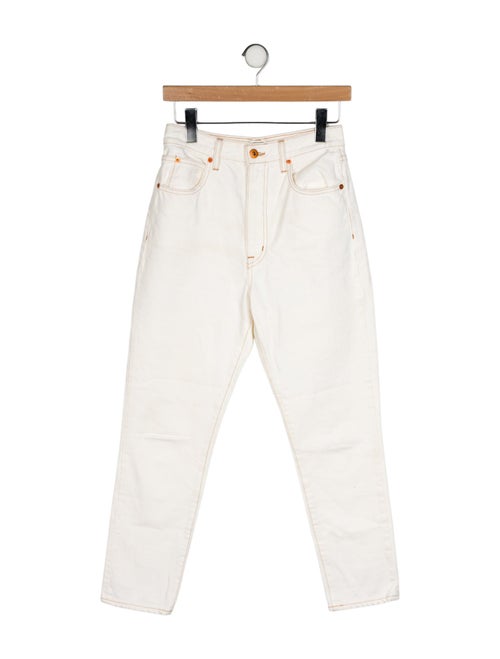 SLVRLAKE High-Rise Straight Leg Jeans