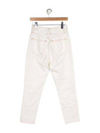 SLVRLAKE High-Rise Straight Leg Jeans
