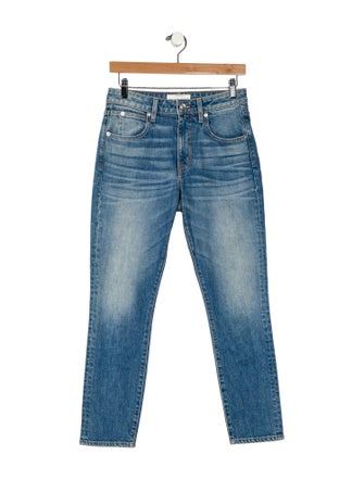 SLVRLAKE Mid-Rise Straight Leg Jeans