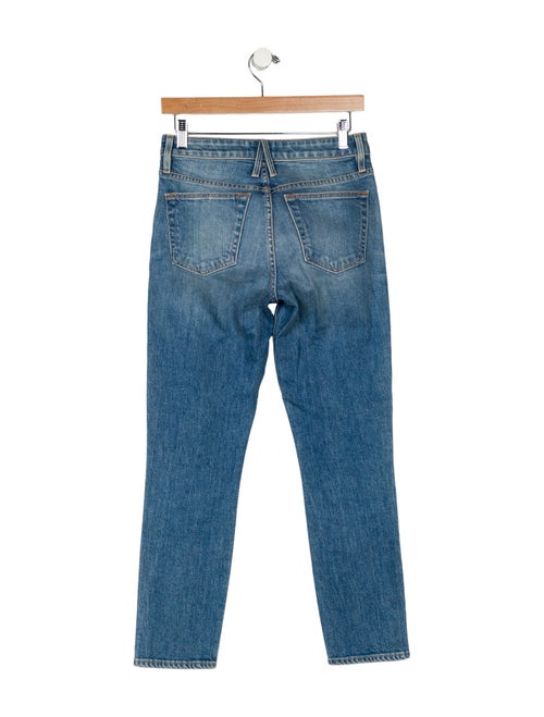 SLVRLAKE Mid-Rise Straight Leg Jeans