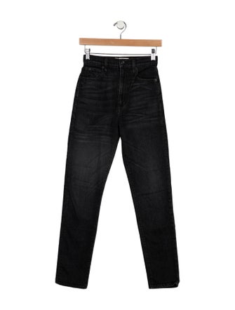 SLVRLAKE High-Rise Straight Leg Jeans