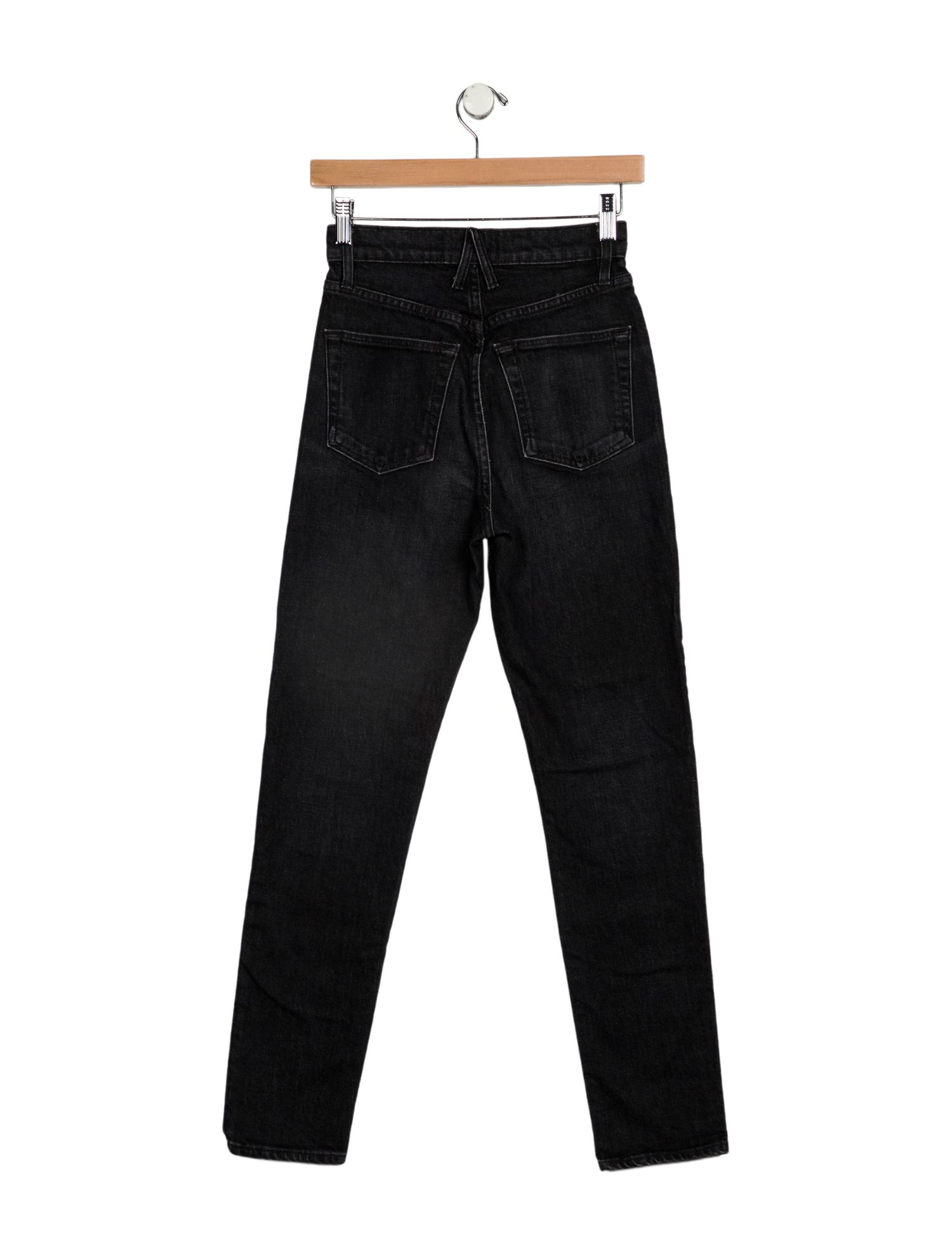 SLVRLAKE High-Rise Straight Leg Jeans