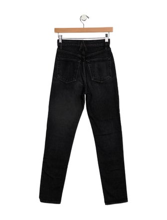 SLVRLAKE High-Rise Straight Leg Jeans
