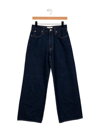 SLVRLAKE Mid-Rise Wide Leg Jeans