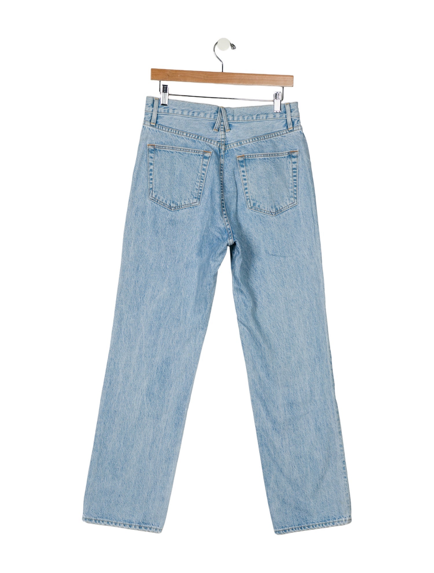 SLVRLAKE High-Rise Straight Leg Jeans