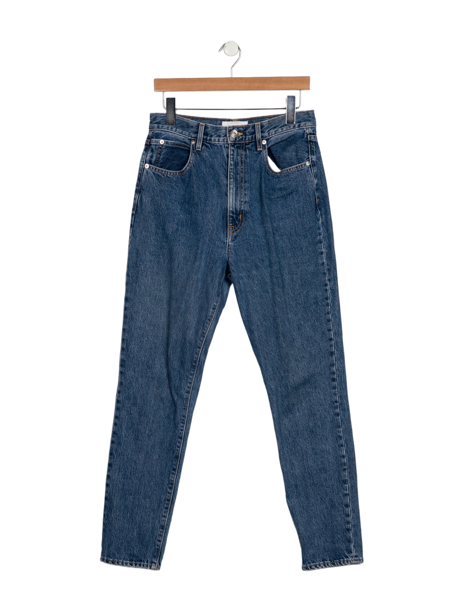 SLVRLAKE High-Rise Straight Leg Jeans
