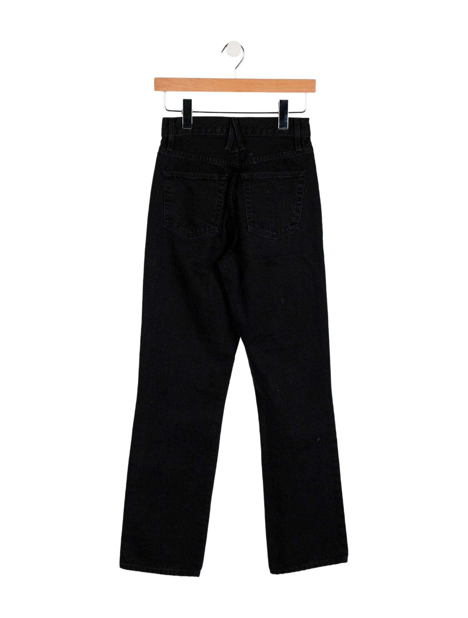 SLVRLAKE High-Rise Straight Leg Jeans