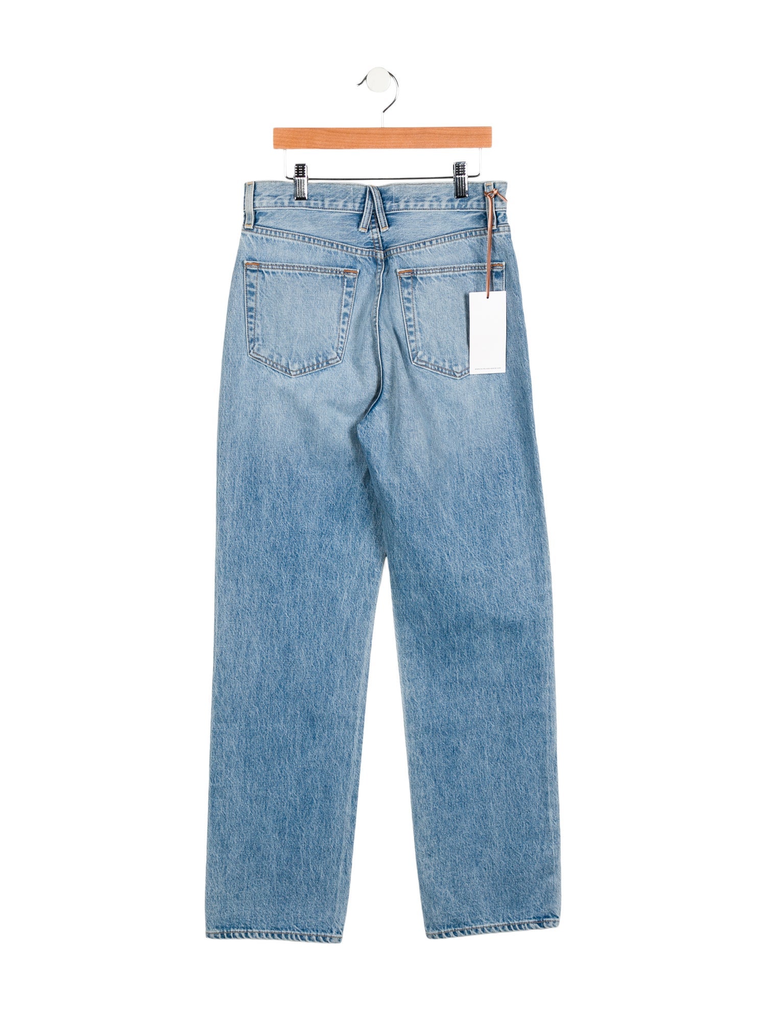 SLVRLAKE High-Rise Straight Leg Jeans w/ Tags