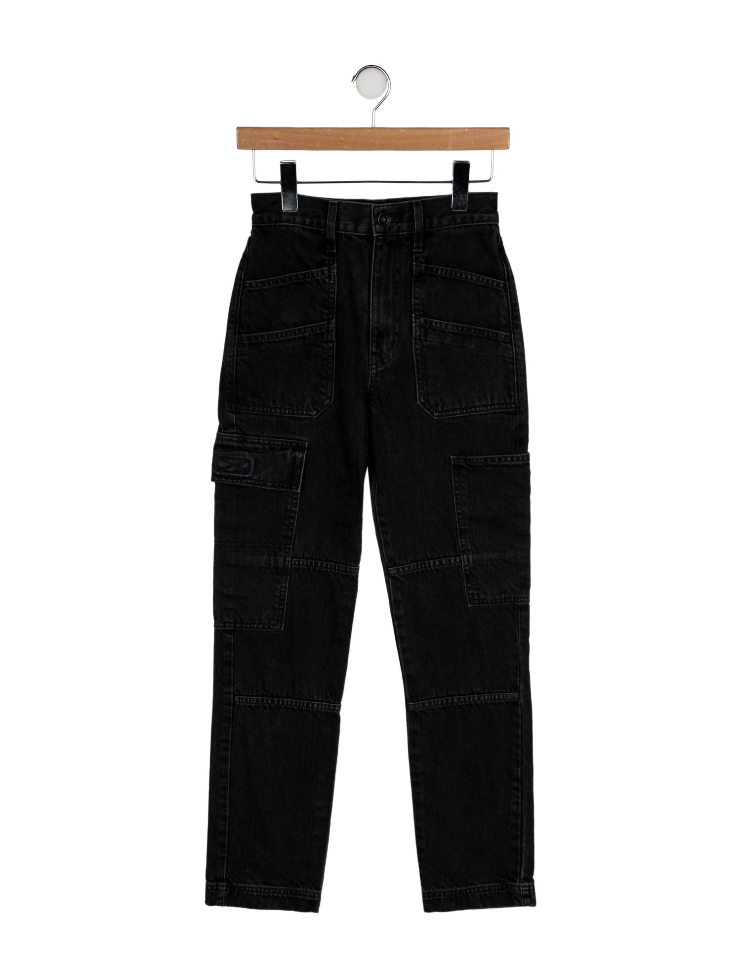 SLVRLAKE High-Rise Straight Leg Jeans