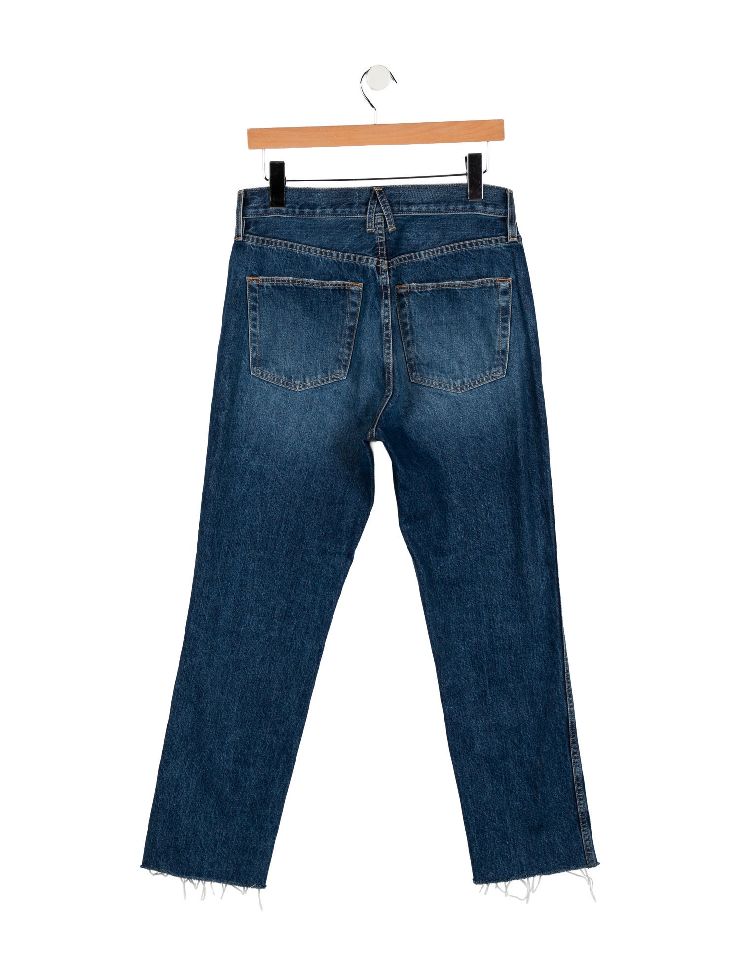 SLVRLAKE High-Rise Straight Leg Jeans