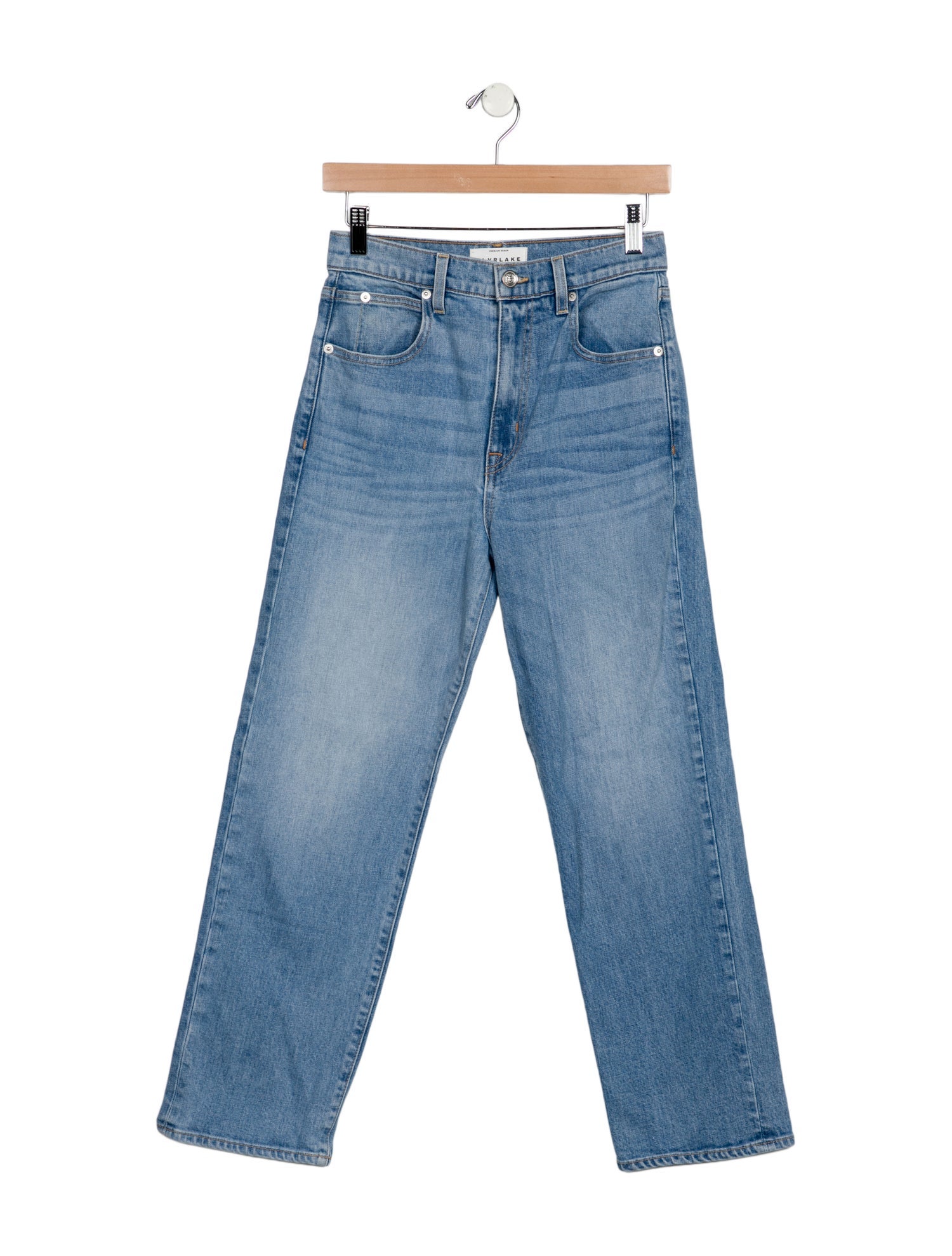 SLVRLAKE High-Rise Straight Leg Jeans