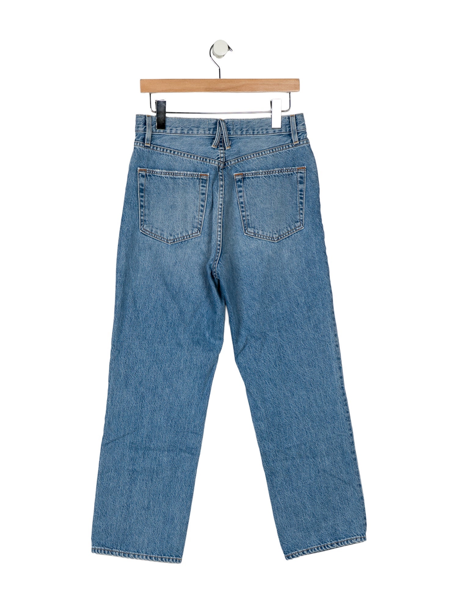 SLVRLAKE High-Rise Straight Leg Jeans