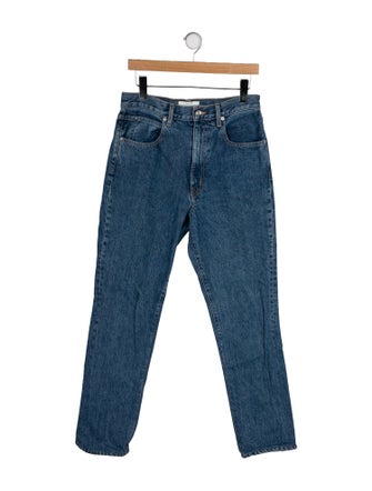 SLVRLAKE High-Rise Straight Leg Jeans