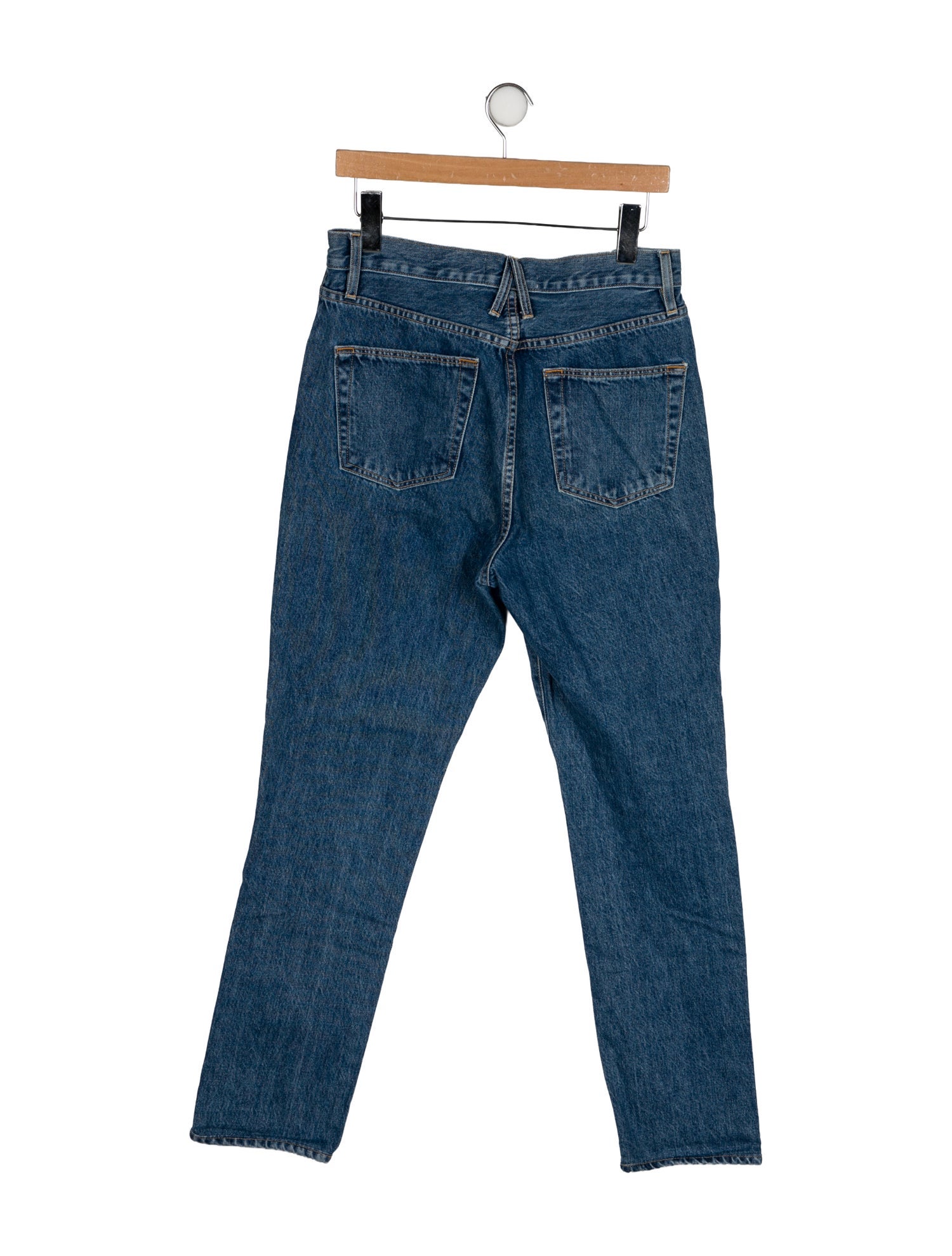 SLVRLAKE High-Rise Straight Leg Jeans
