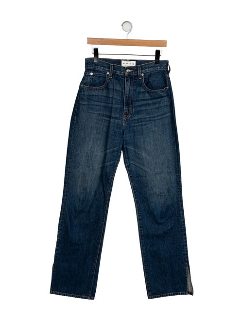 SLVRLAKE High-Rise Straight Leg Jeans