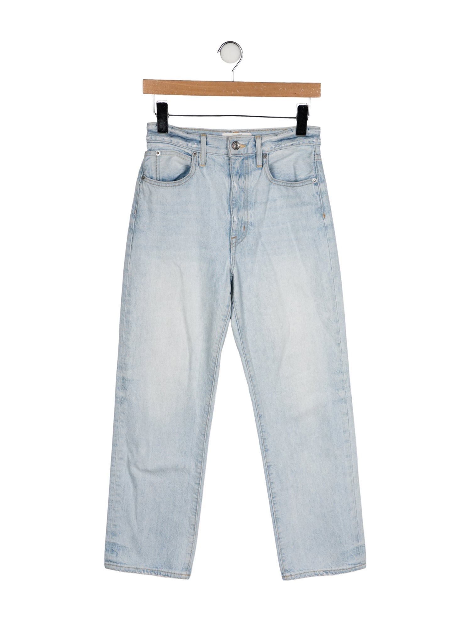 SLVRLAKE High-Rise Straight Leg Jeans