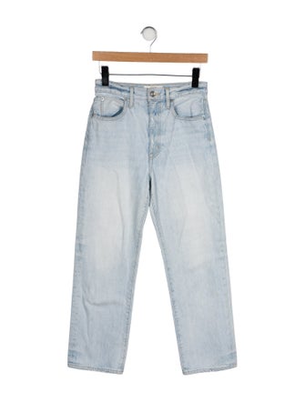 SLVRLAKE High-Rise Straight Leg Jeans