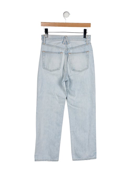 SLVRLAKE High-Rise Straight Leg Jeans