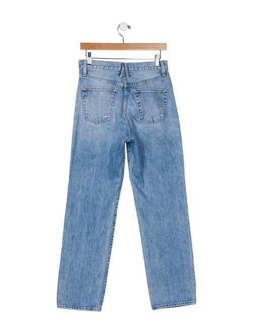 SLVRLAKE Mid-Rise Straight Leg Jeans