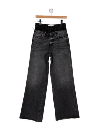 SLVRLAKE High-Rise Wide Leg Jeans