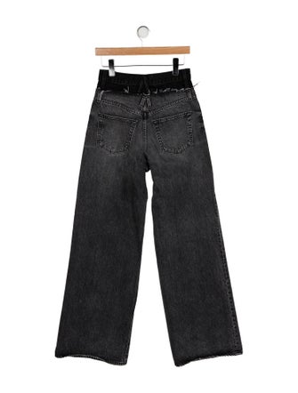 SLVRLAKE High-Rise Wide Leg Jeans