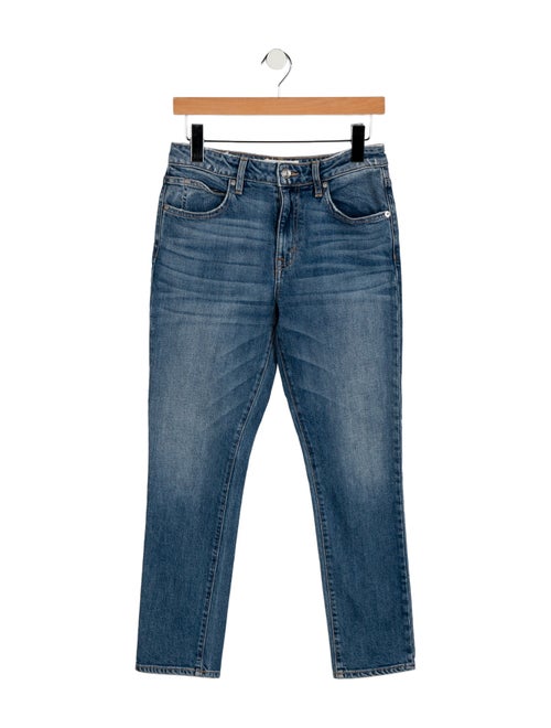 SLVRLAKE Mid-Rise Straight Leg Jeans