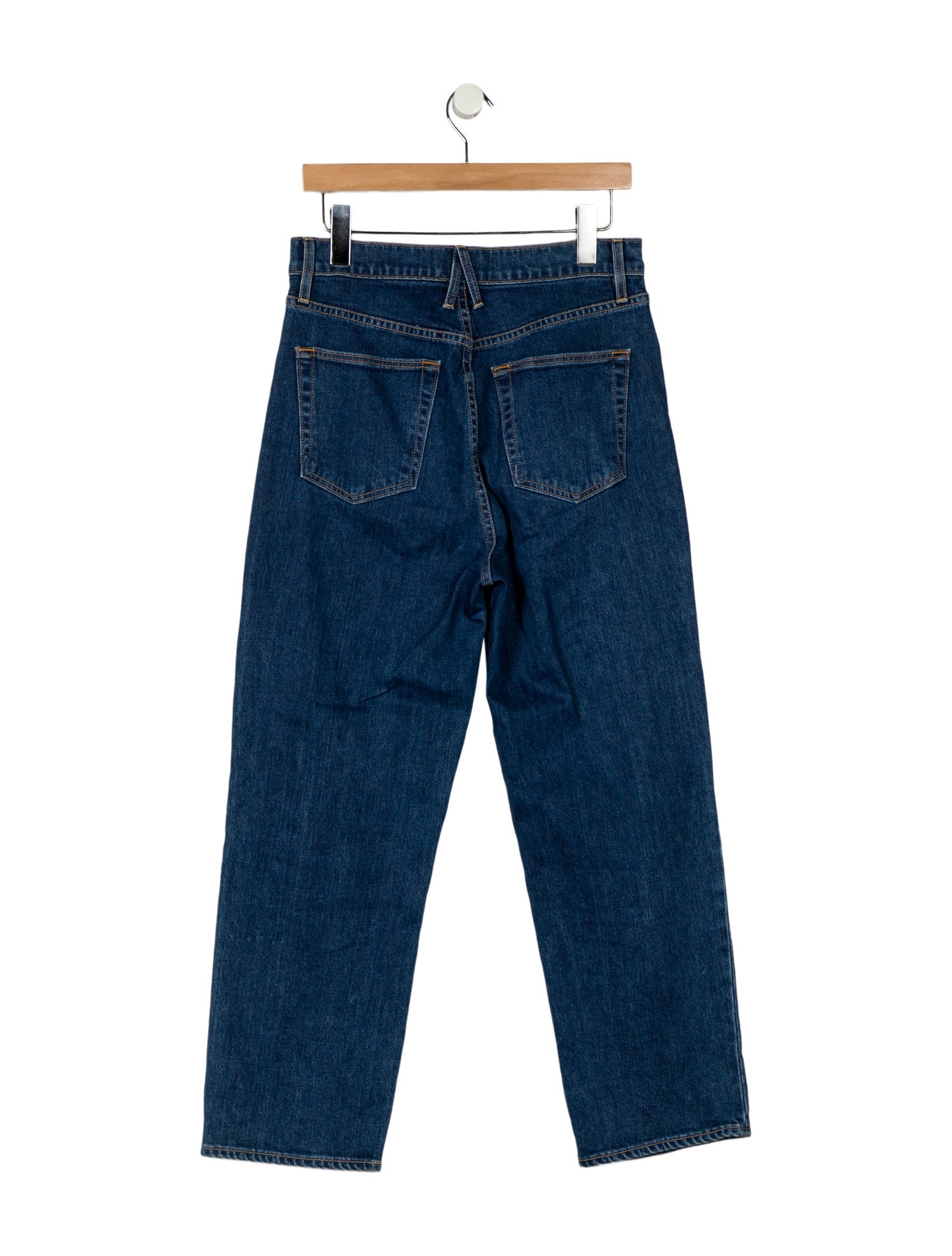 SLVRLAKE High-Rise Straight Leg Jeans
