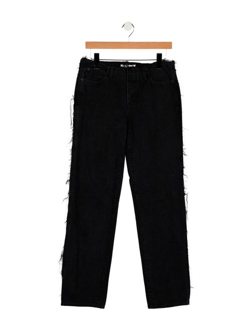 SLVRLAKE Mid-Rise Straight Leg Jeans