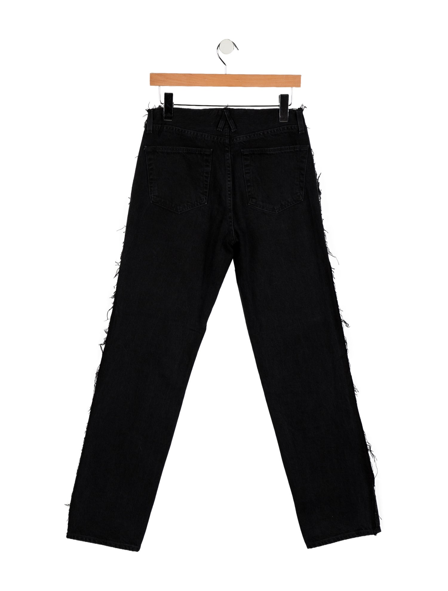 SLVRLAKE Mid-Rise Straight Leg Jeans