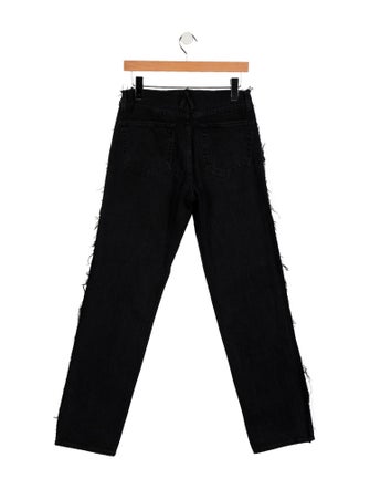 SLVRLAKE Mid-Rise Straight Leg Jeans