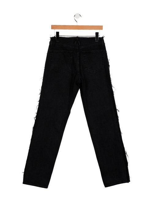 SLVRLAKE Mid-Rise Straight Leg Jeans