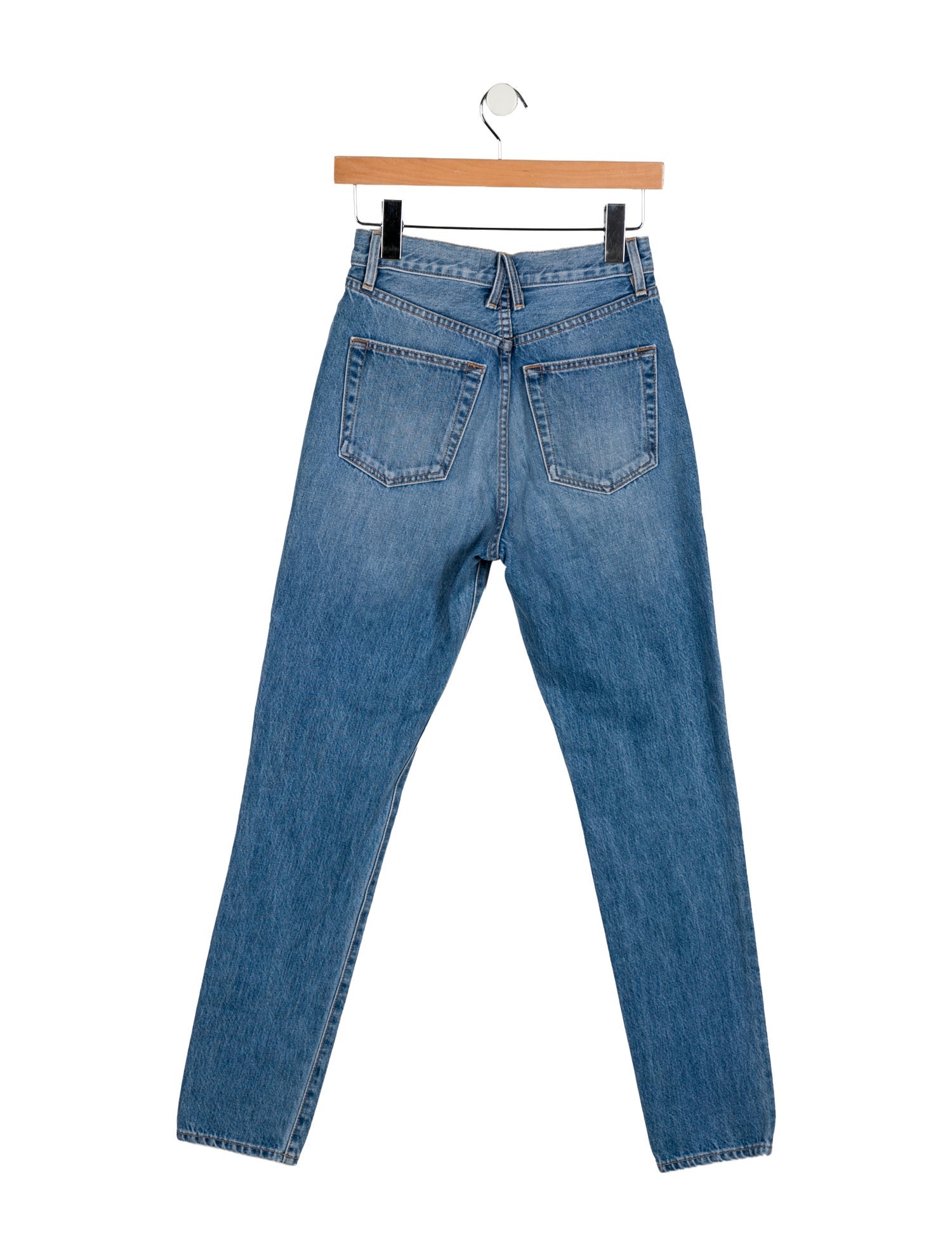 SLVRLAKE High-Rise Straight Leg Jeans