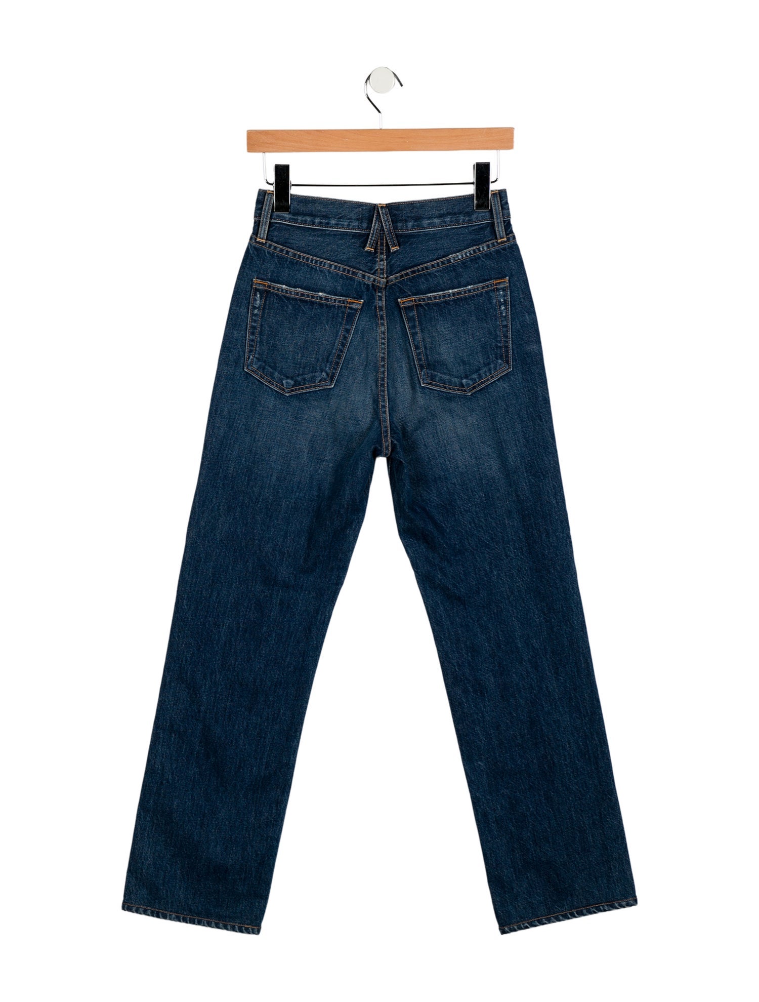SLVRLAKE High-Rise Straight Leg Jeans