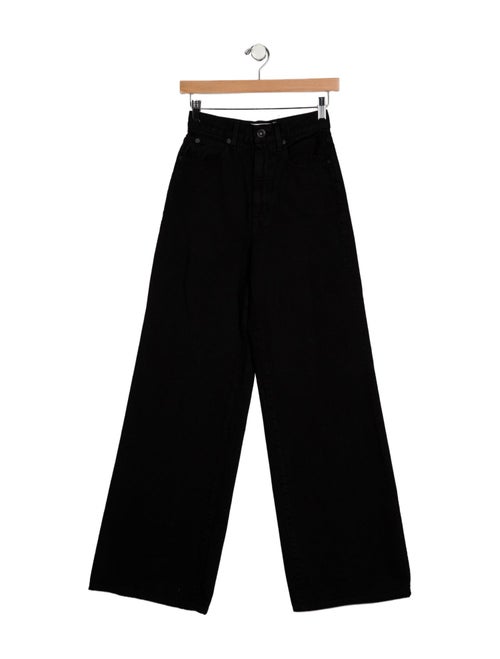 SLVRLAKE High-Rise Wide Leg Jeans