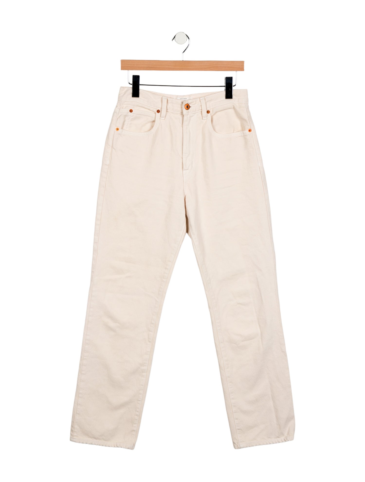 SLVRLAKE High-Rise Straight Leg Jeans