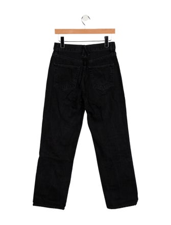 SLVRLAKE High-Rise Straight Leg Jeans