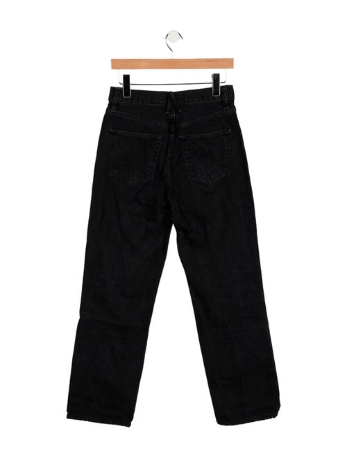 SLVRLAKE High-Rise Straight Leg Jeans