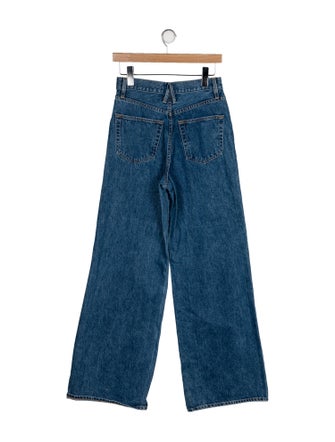SLVRLAKE High-Rise Wide Leg Jeans