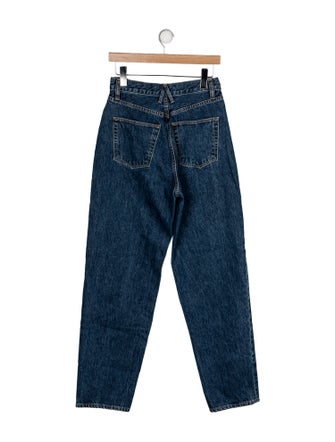 SLVRLAKE High-Rise Straight Leg Jeans