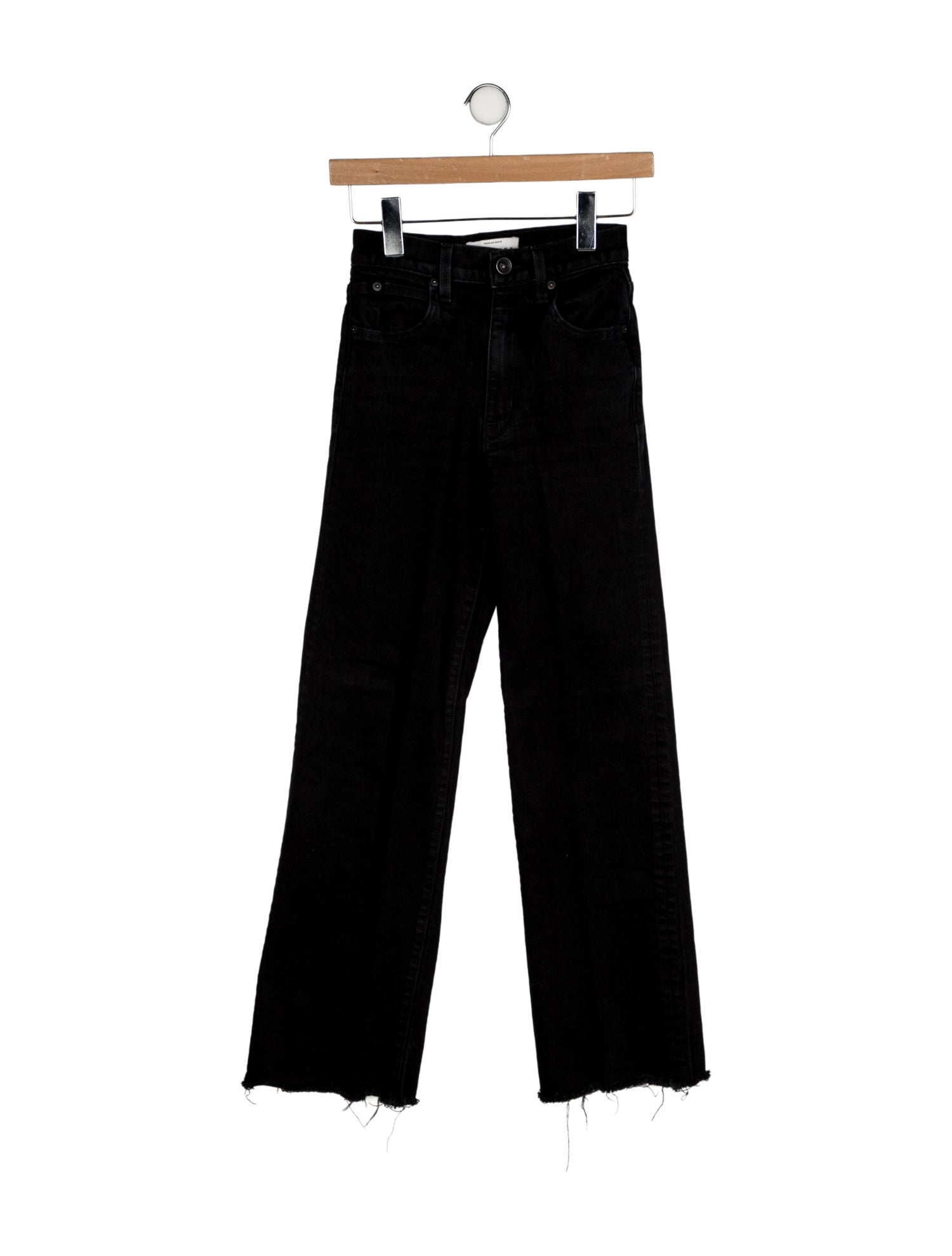 SLVRLAKE Mid-Rise Wide Leg Jeans