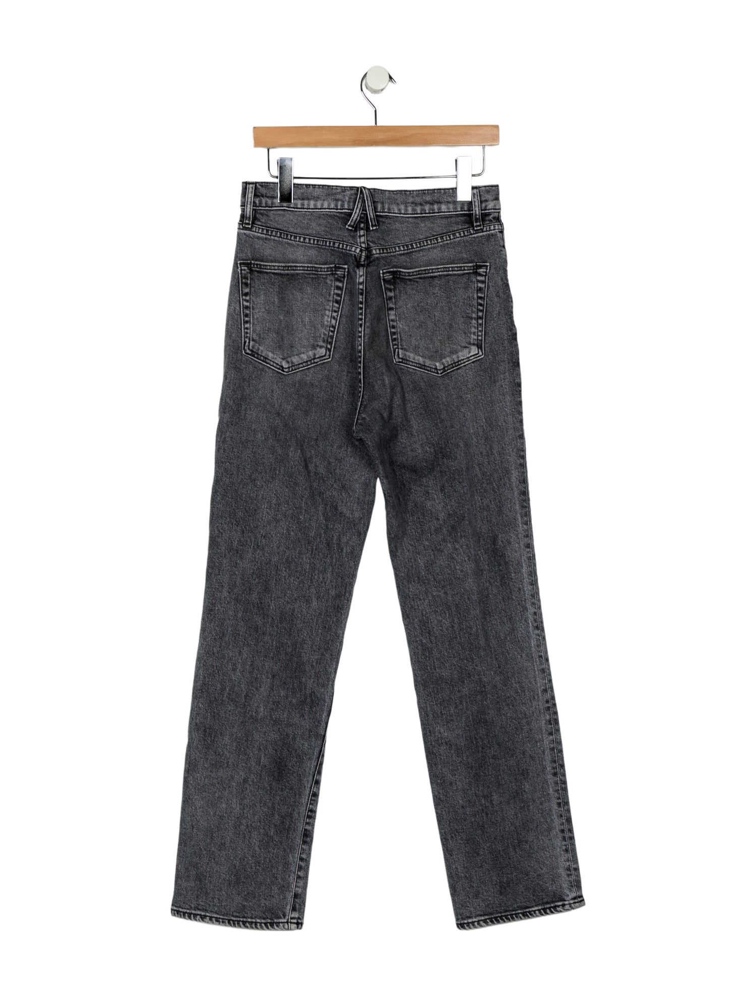 SLVRLAKE High-Rise Straight Leg Jeans