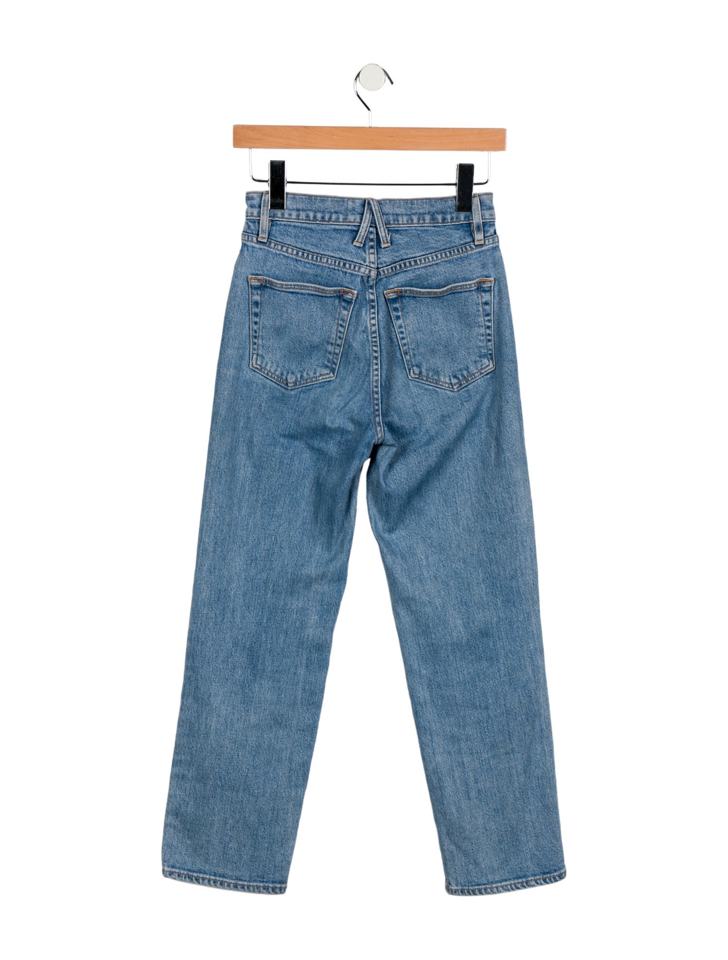 SLVRLAKE High-Rise Straight Leg Jeans