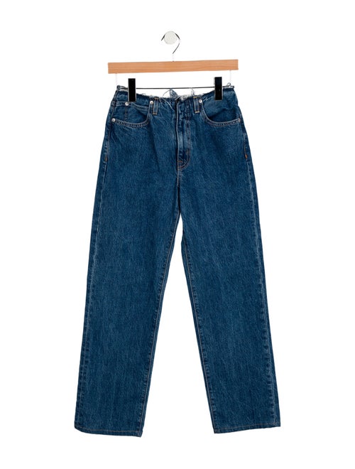 SLVRLAKE Mid-Rise Straight Leg Jeans