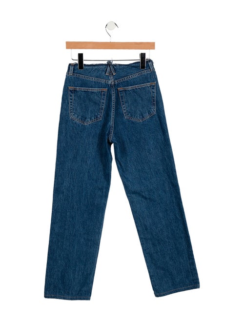 SLVRLAKE Mid-Rise Straight Leg Jeans