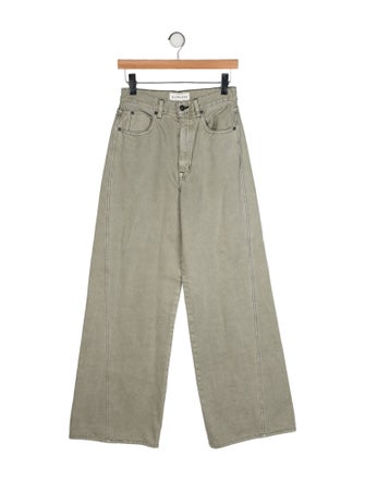 SLVRLAKE High-Rise Wide Leg Jeans