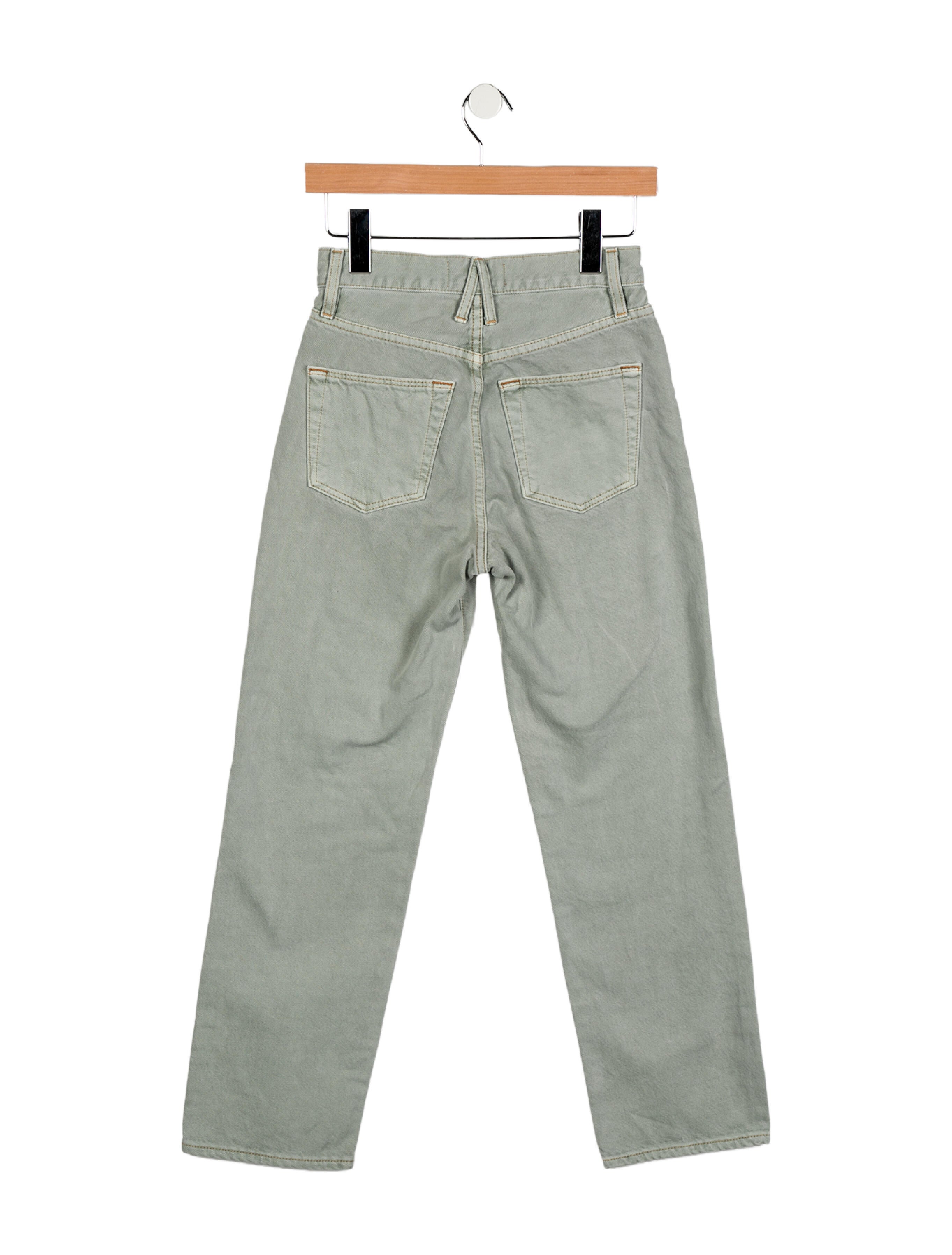 SLVRLAKE High-Rise Straight Leg Jeans