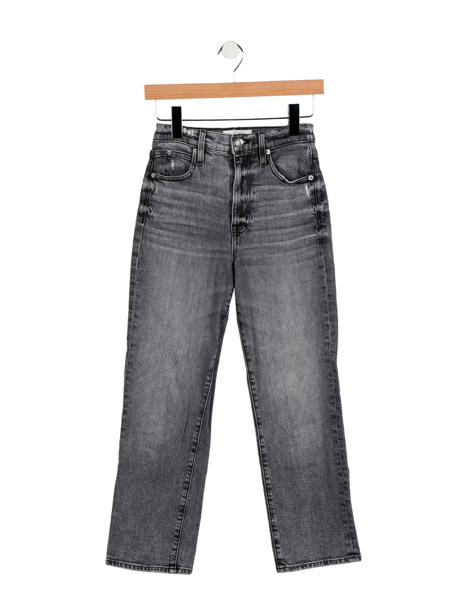 SLVRLAKE Mid-Rise Straight Leg Jeans