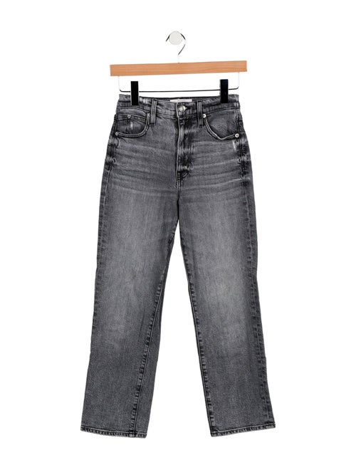 SLVRLAKE Mid-Rise Straight Leg Jeans