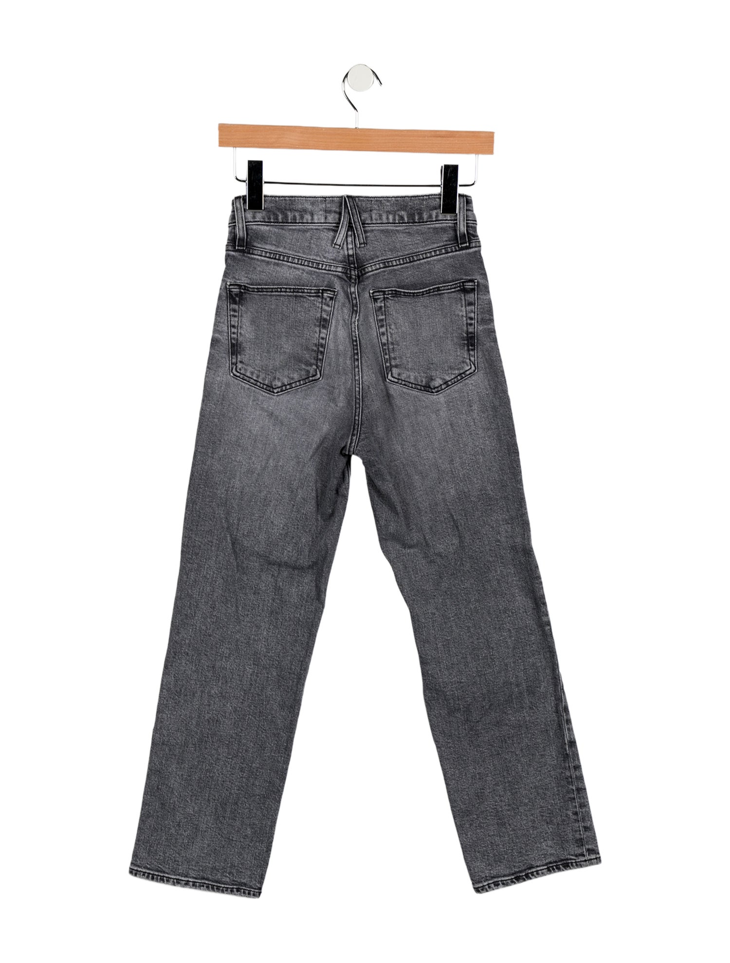 SLVRLAKE Mid-Rise Straight Leg Jeans